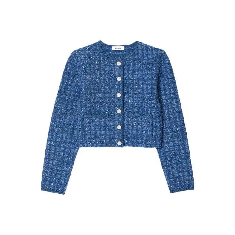 Sandro Куртки и Пальто Женские Синие