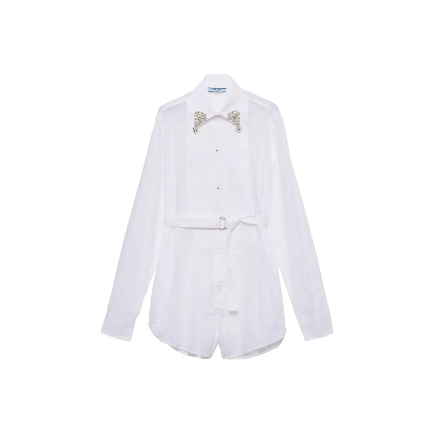 PRADA Short Batiste Jumpsuit