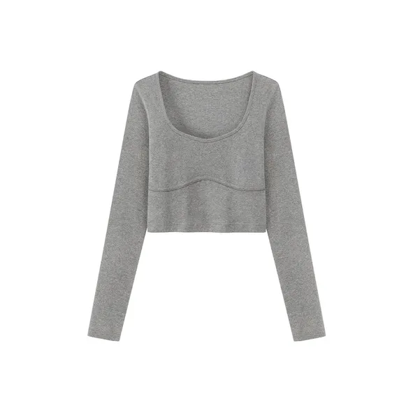 CHUU T-Shirts Women's Dark Heather Gray