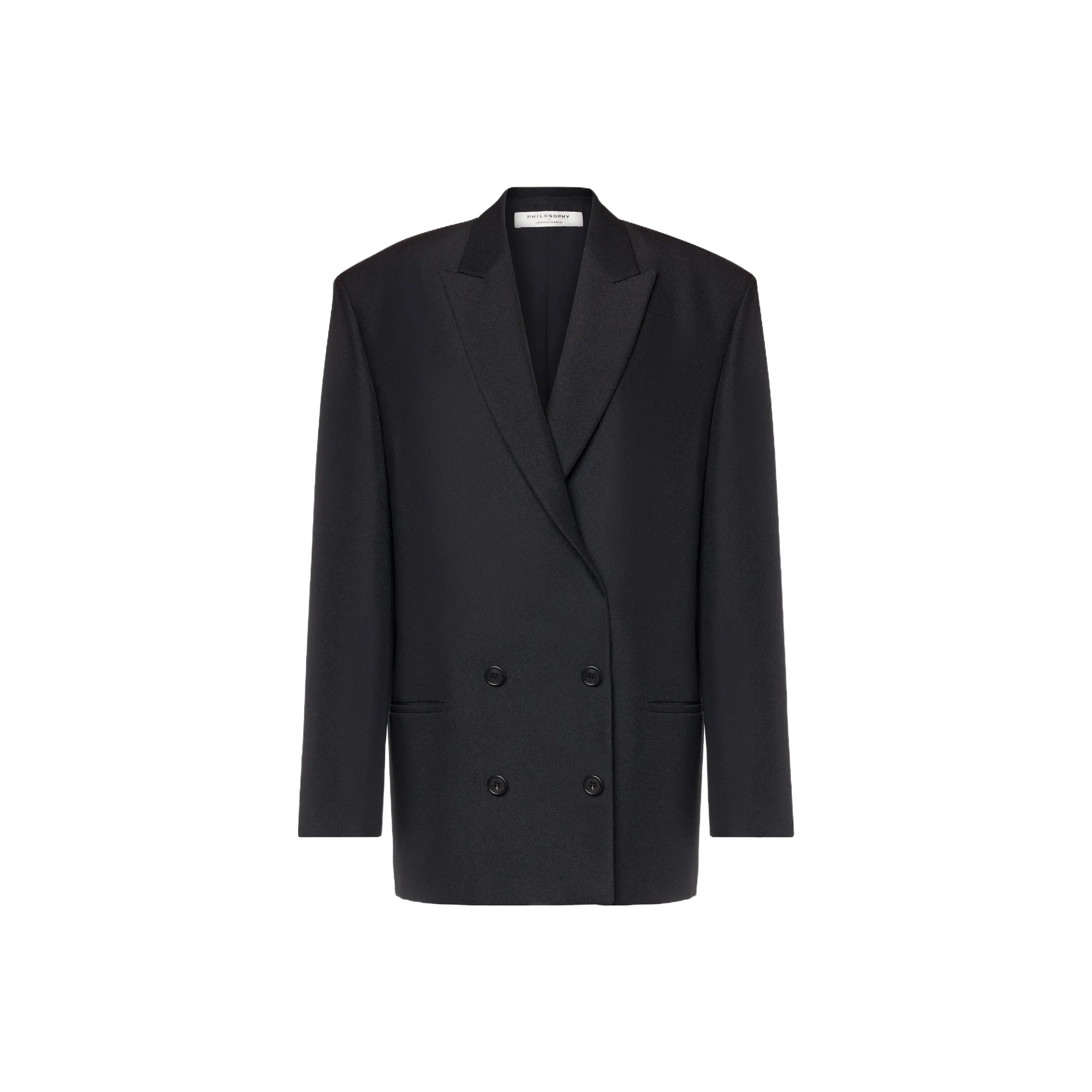 PHILOSOPHY DI LORENZO SERAFINI Notched lapel Double breasted Blazer