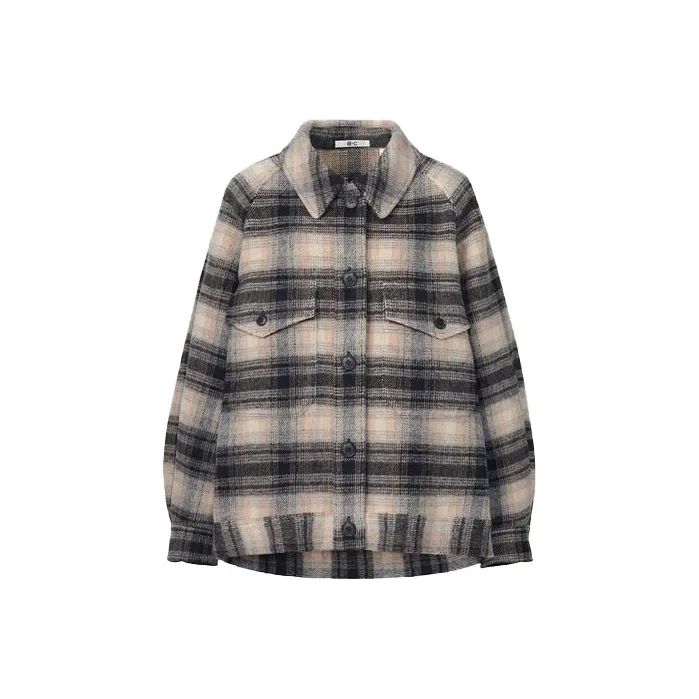 UNIQLO X Clare Waight Keller Co Бренд Коллекция Куртка Женская Асфальт Серый