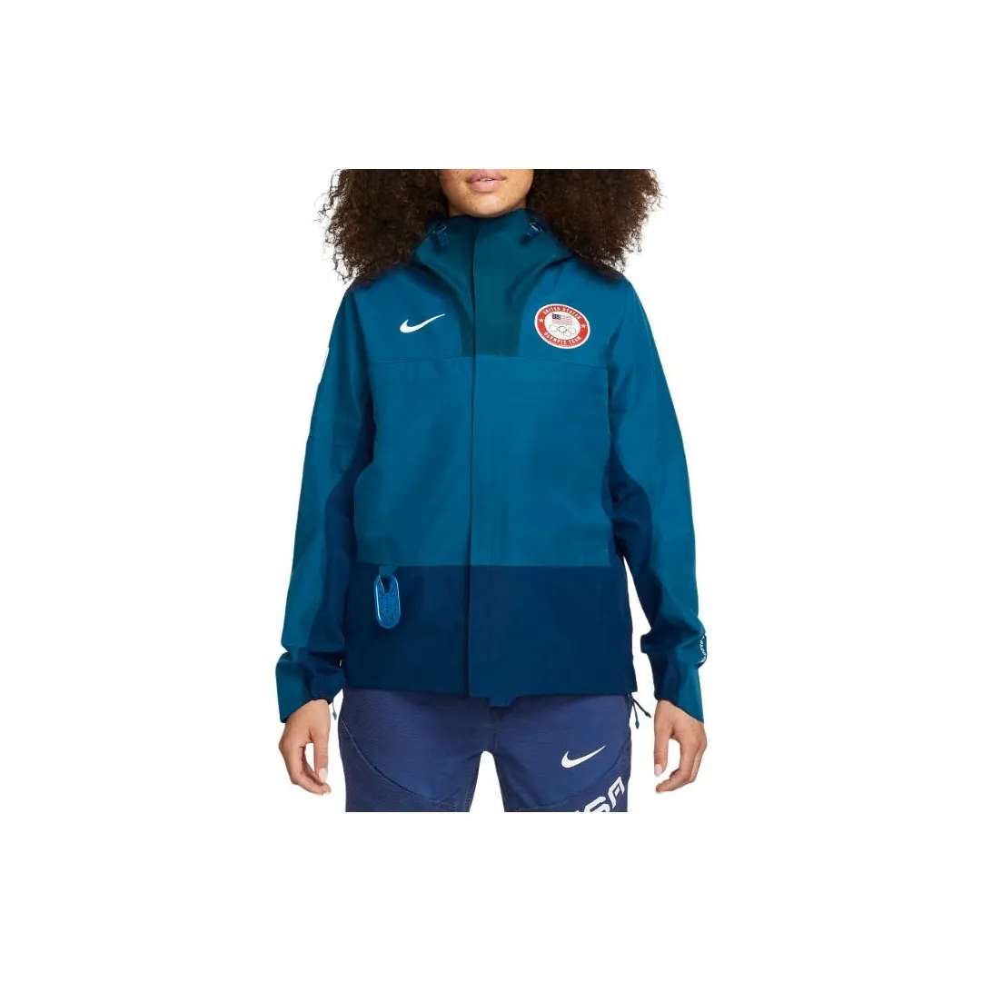 Nike Acg Storm Fit Adv 'Chain Of Craters' Jackets Coats Women's Blue