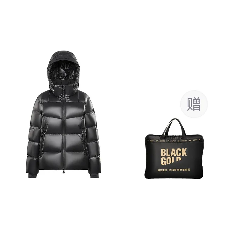 GOLDFARM Down Jacket Unisex Black
