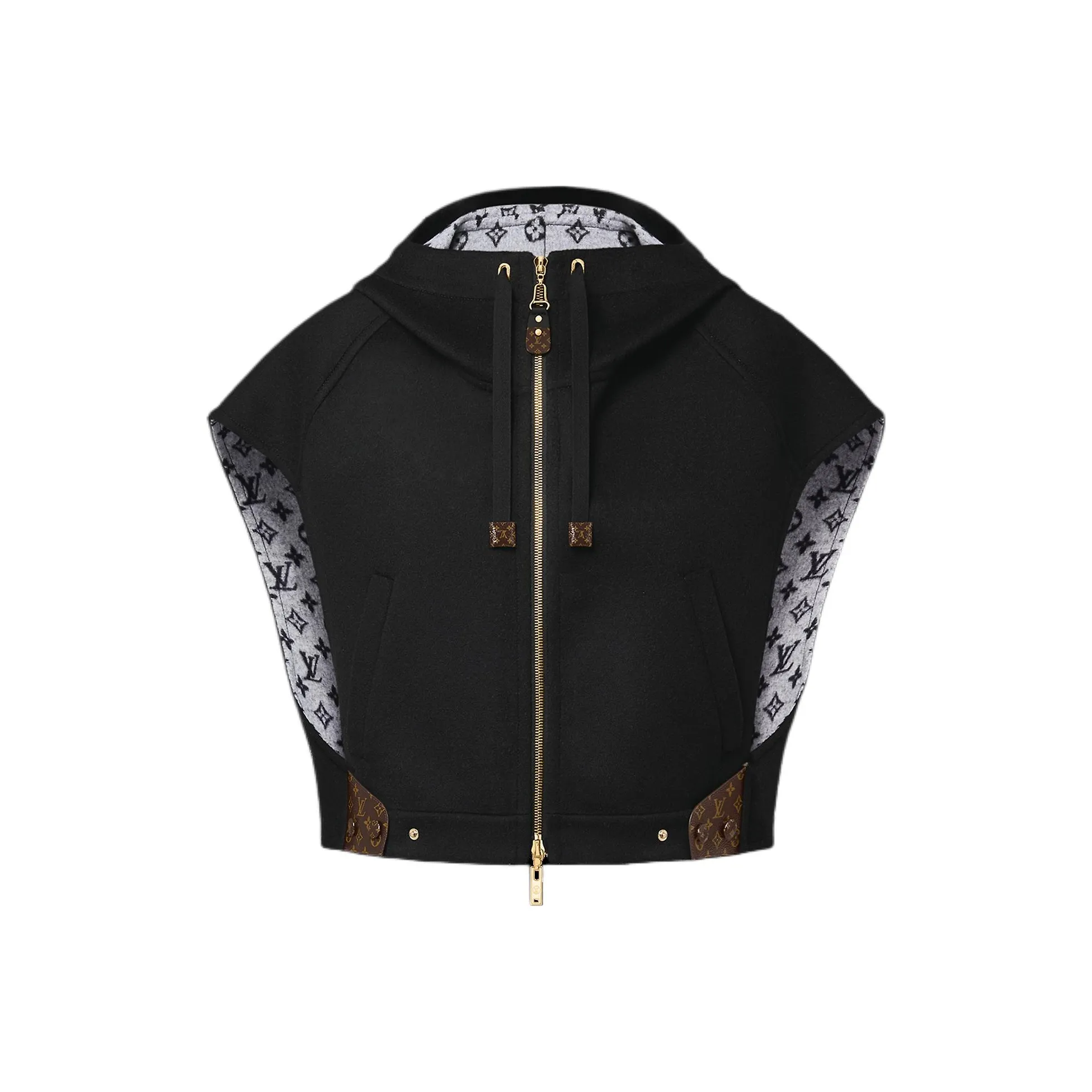 Lv Double Face Open Arm Jacket