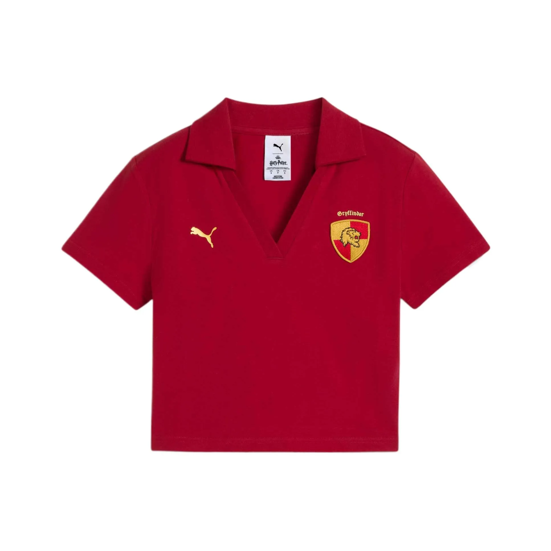 PUMA x Гарри Поттер Поло Женское Темно-красное