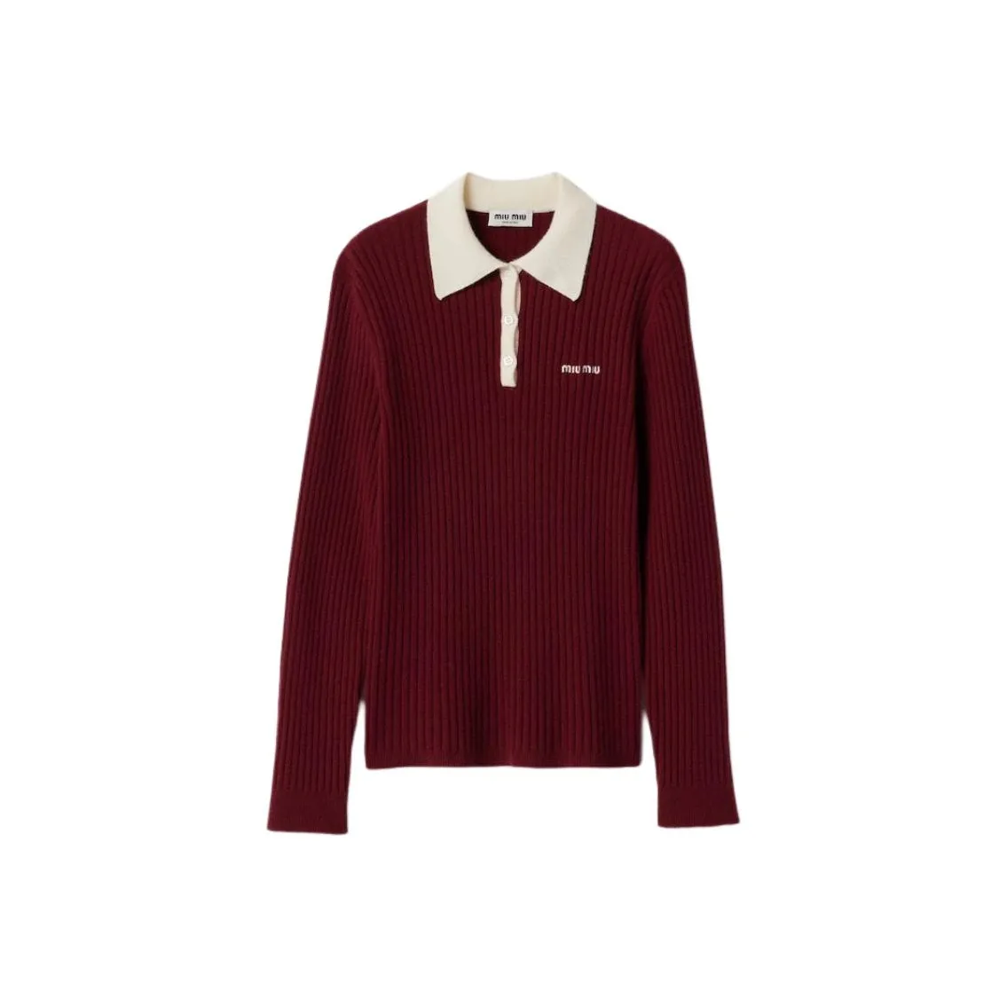 MIU MIU Cashmere Polo Shirt