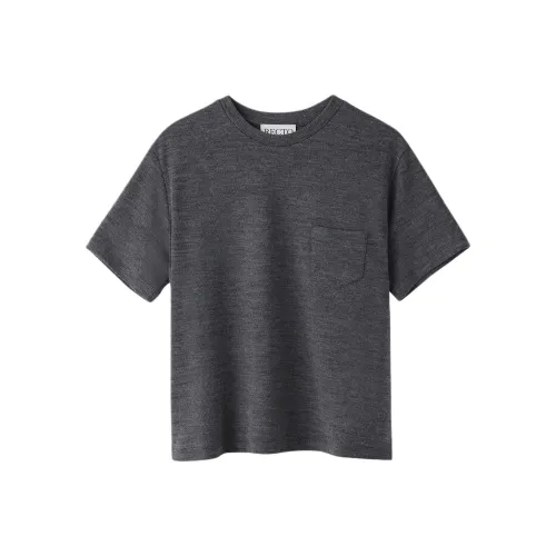 RECTO MELANGE GREY/Смешанный цвет Серый Женские T Рубашки