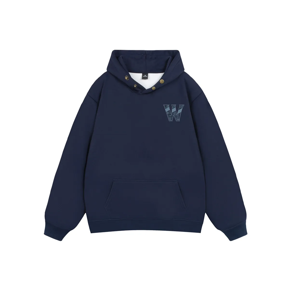 ZUOLANGGENU Толстовка Унисекс Темно-синий