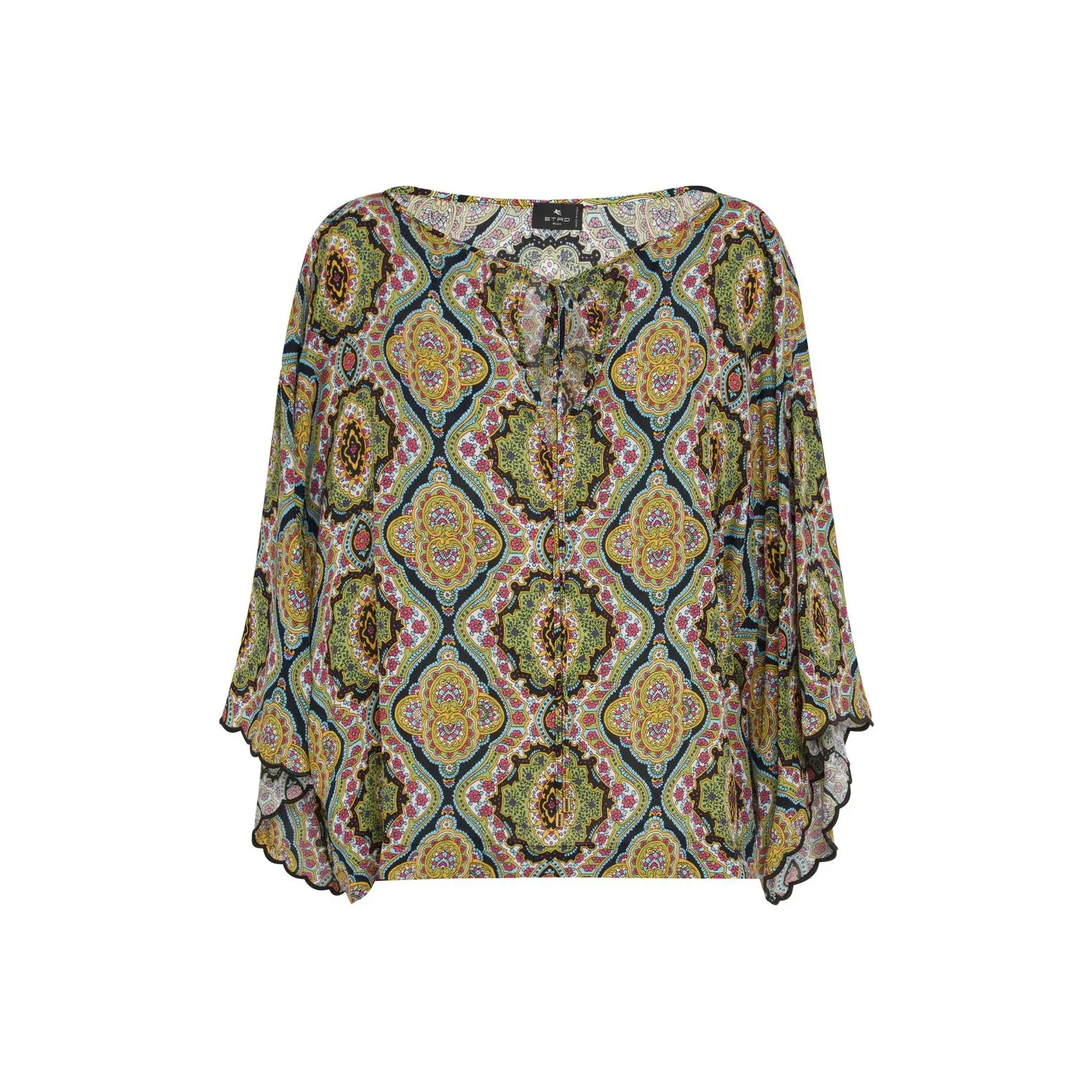 ETRO Paisley-Printed Scallop Edge Blouse