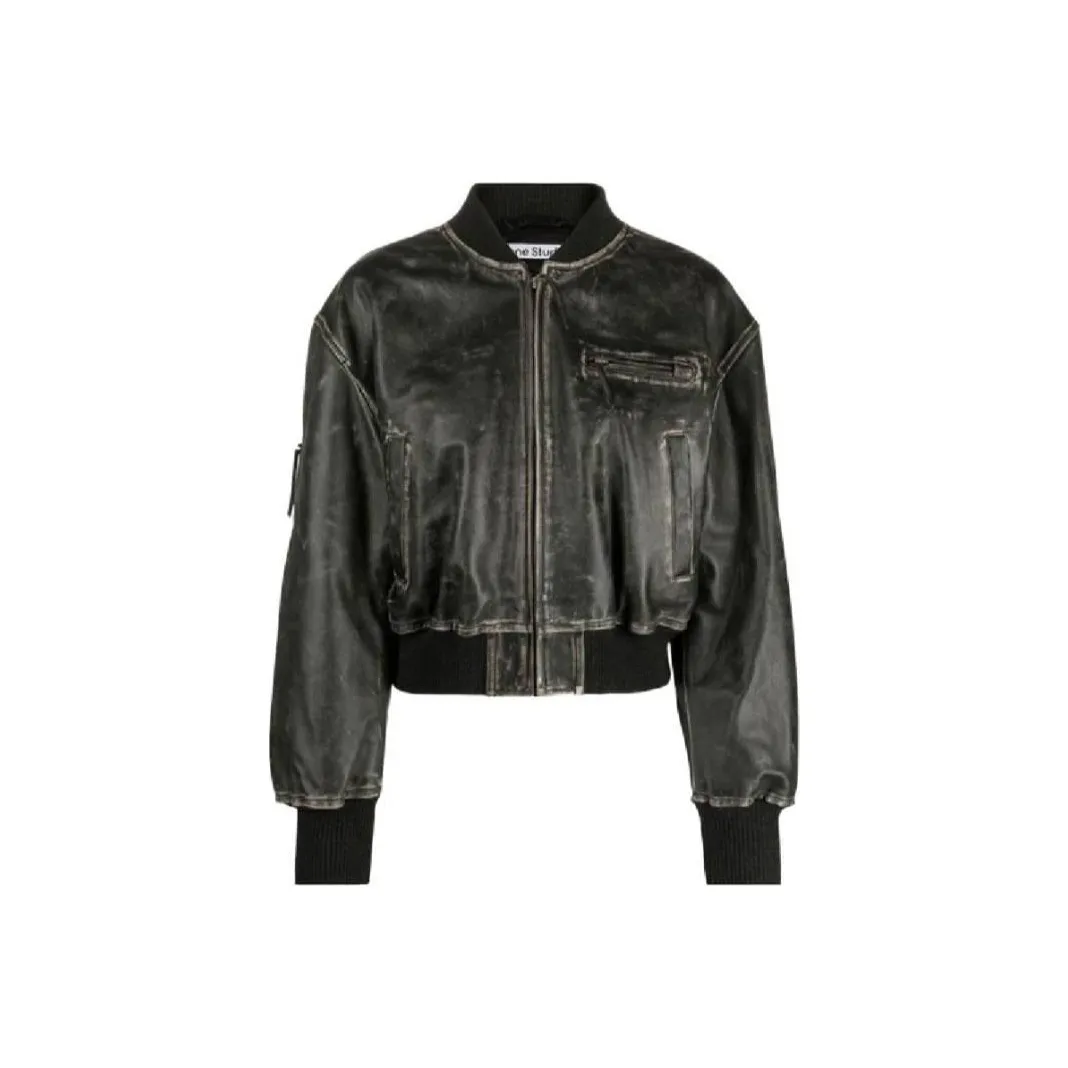 Acne Studios Zip Up Bomber Jacket