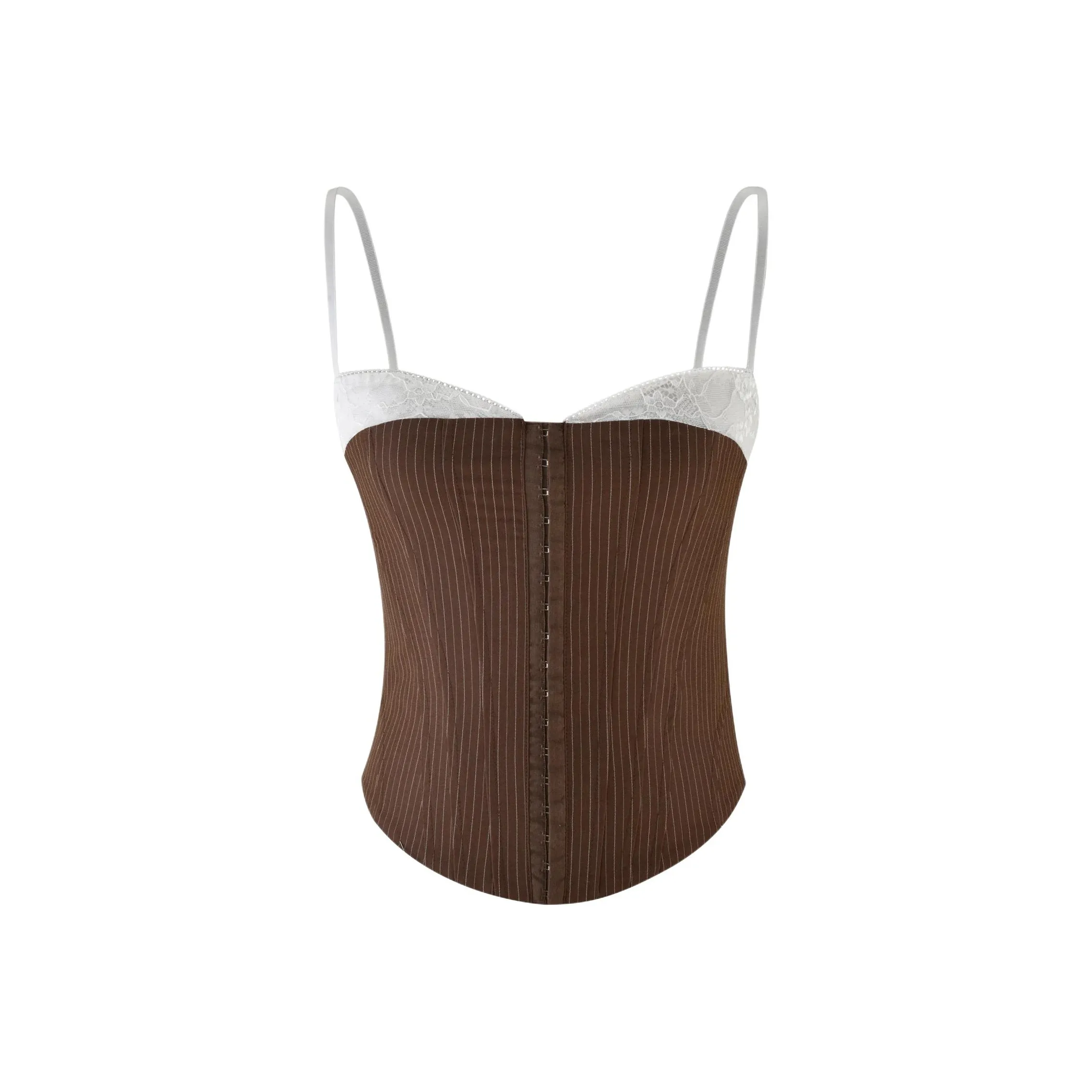 Tiger Mist ANTONELLA CORSET 2,0 Топ на бретелях Женские Chocolates Коричневый