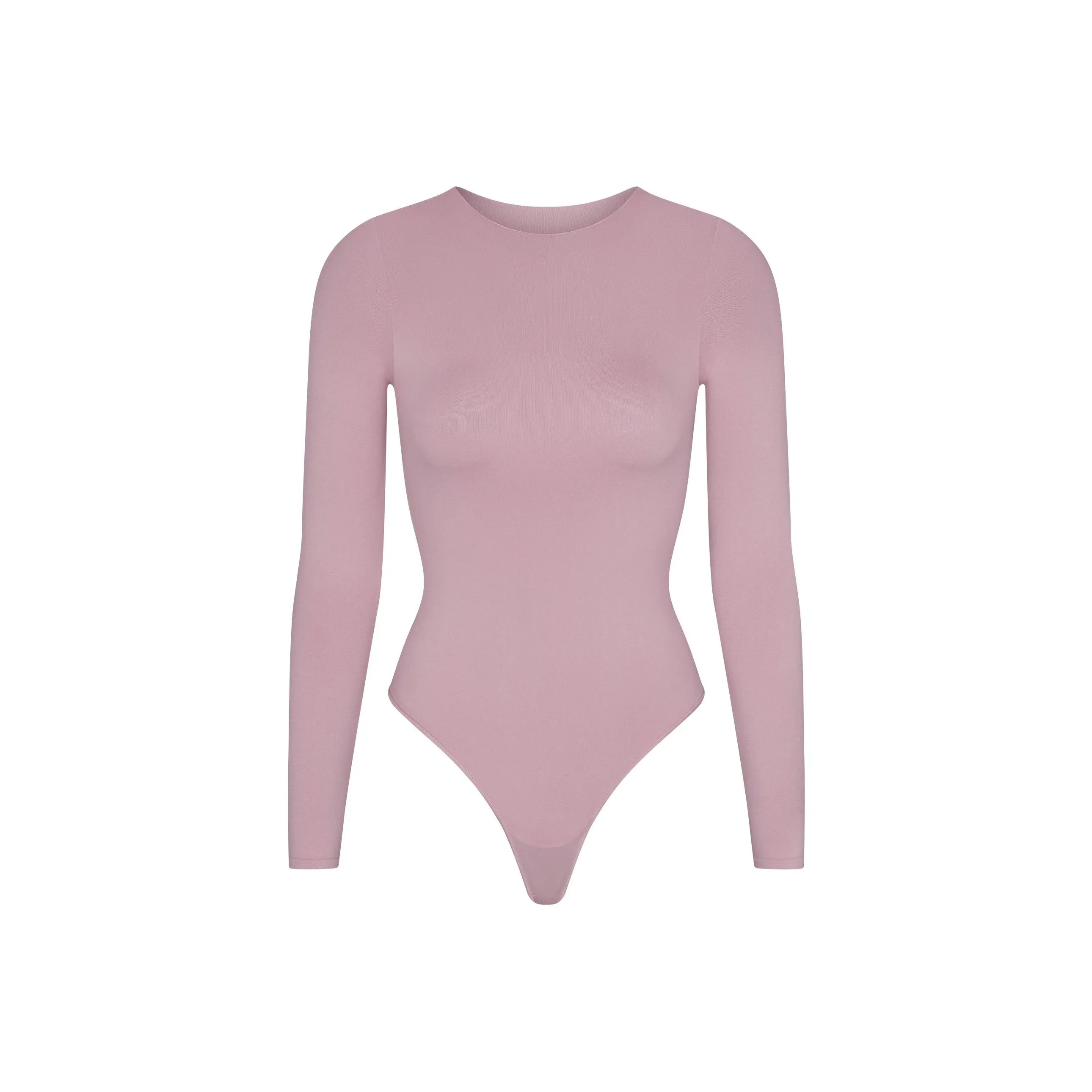 SKIMS FW24 ESSENTIAL CREW NECK LONG SLEEVE BODYSUIT Bodysuits Women's DUSK/Nightfall Color
