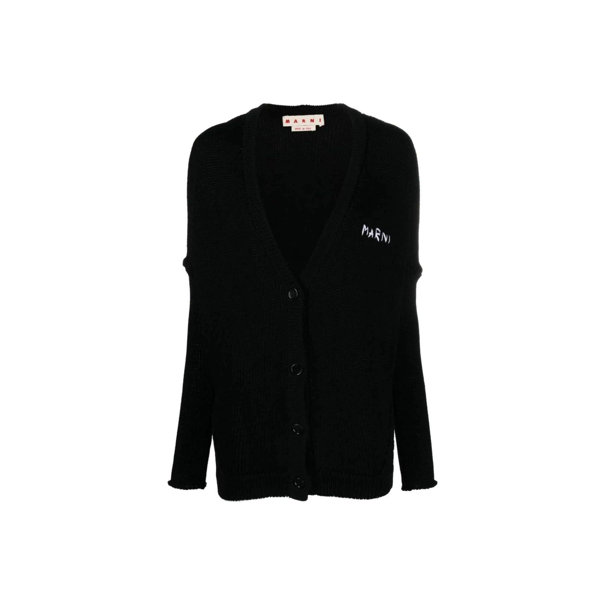 MARNI V Neck Cardigan 'Black'