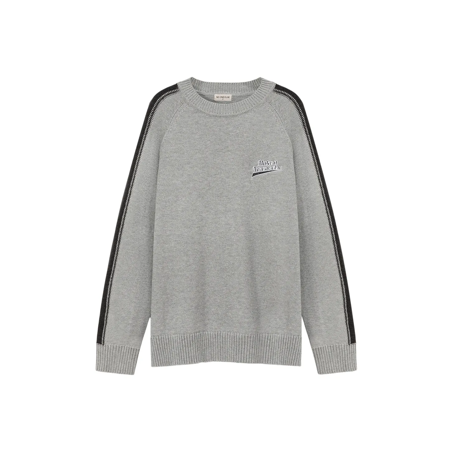 NO ONE ELSE Knitwear Unisex Dark Heather Gray
