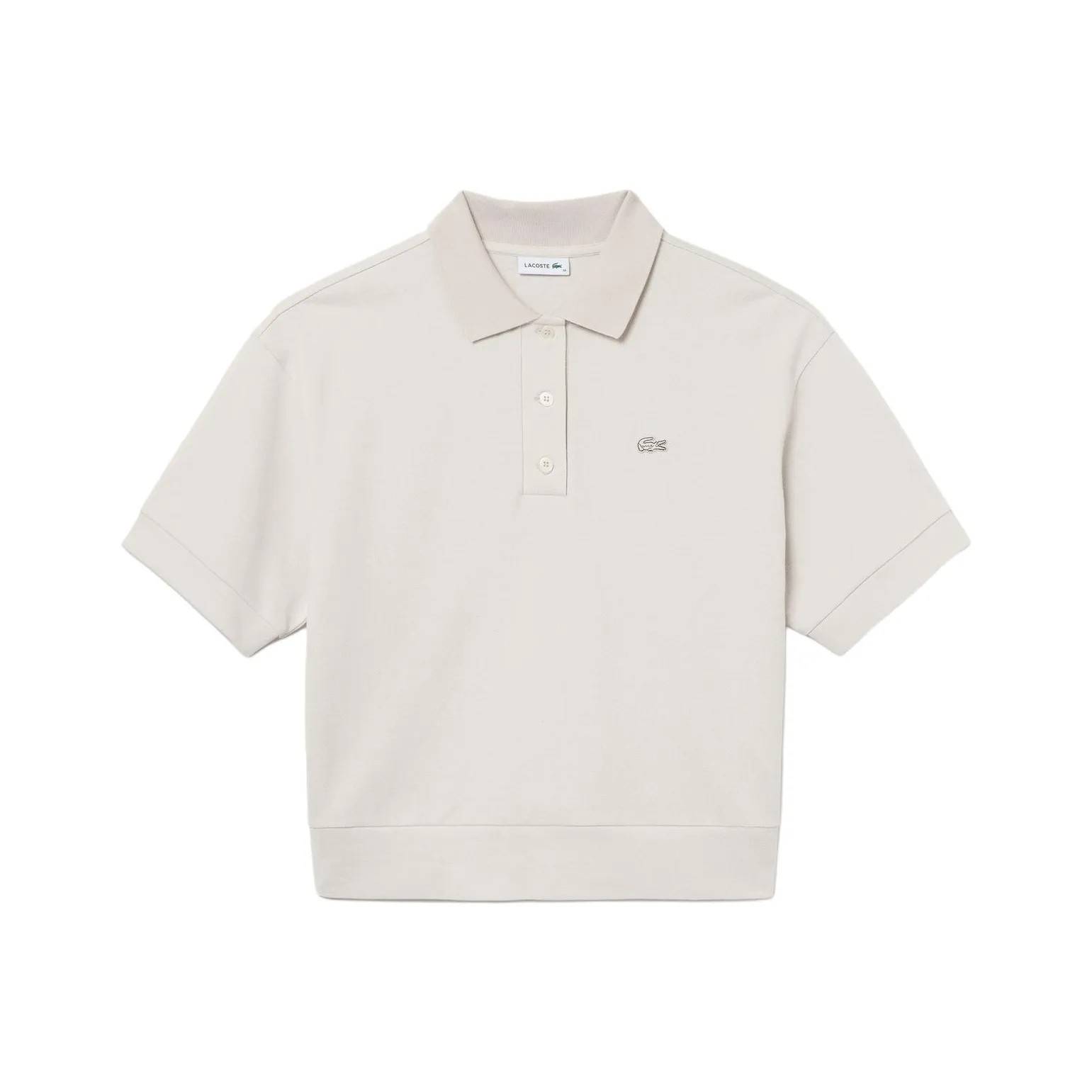 LACOSTE Polo Shirt Women's Gray