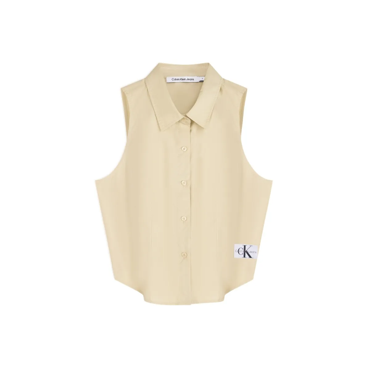 CALVIN KLEIN Shirt Women's Bean Puree Yellow