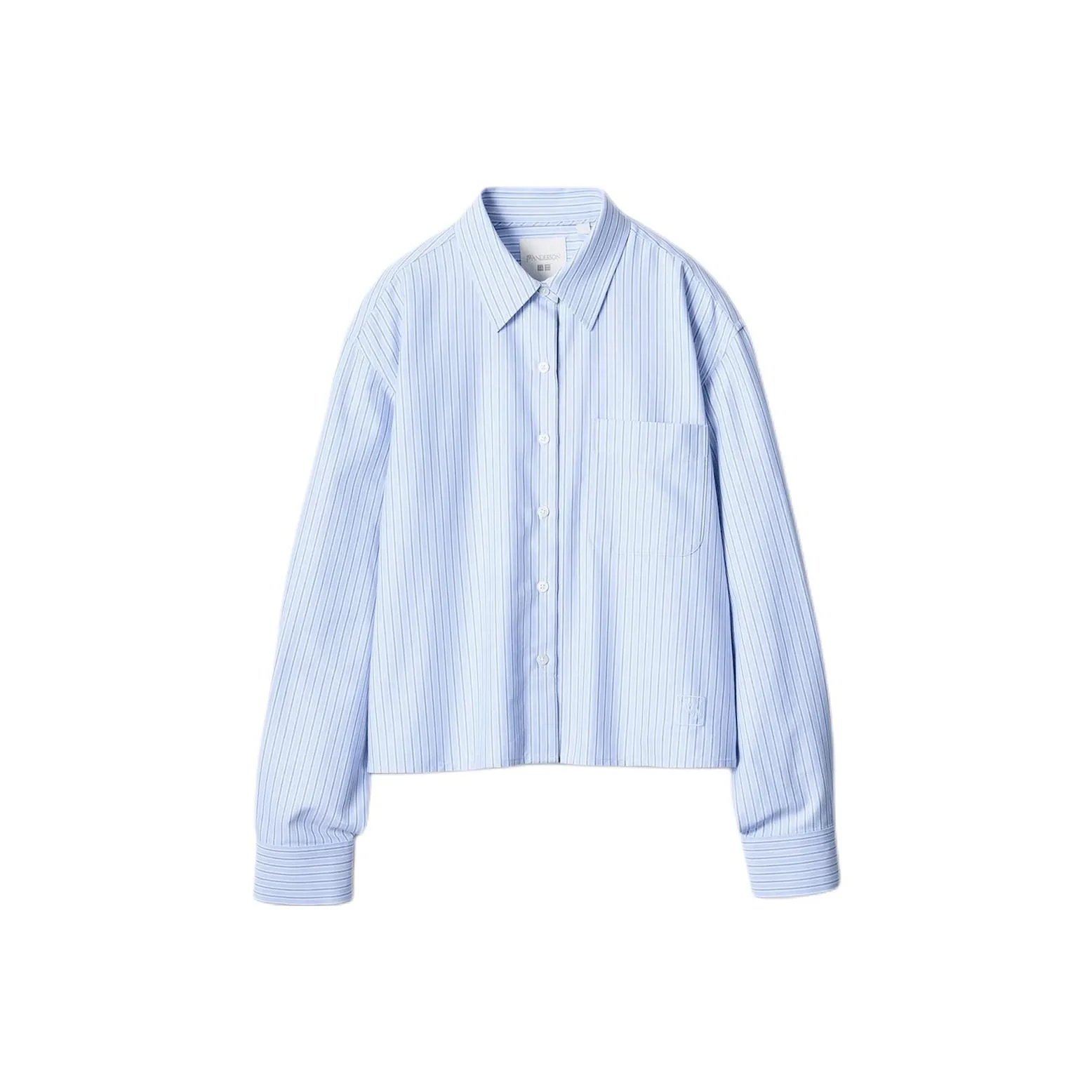 UNIQLO x JW Anderson SS25 Рубашка Женская Светло-Синяя