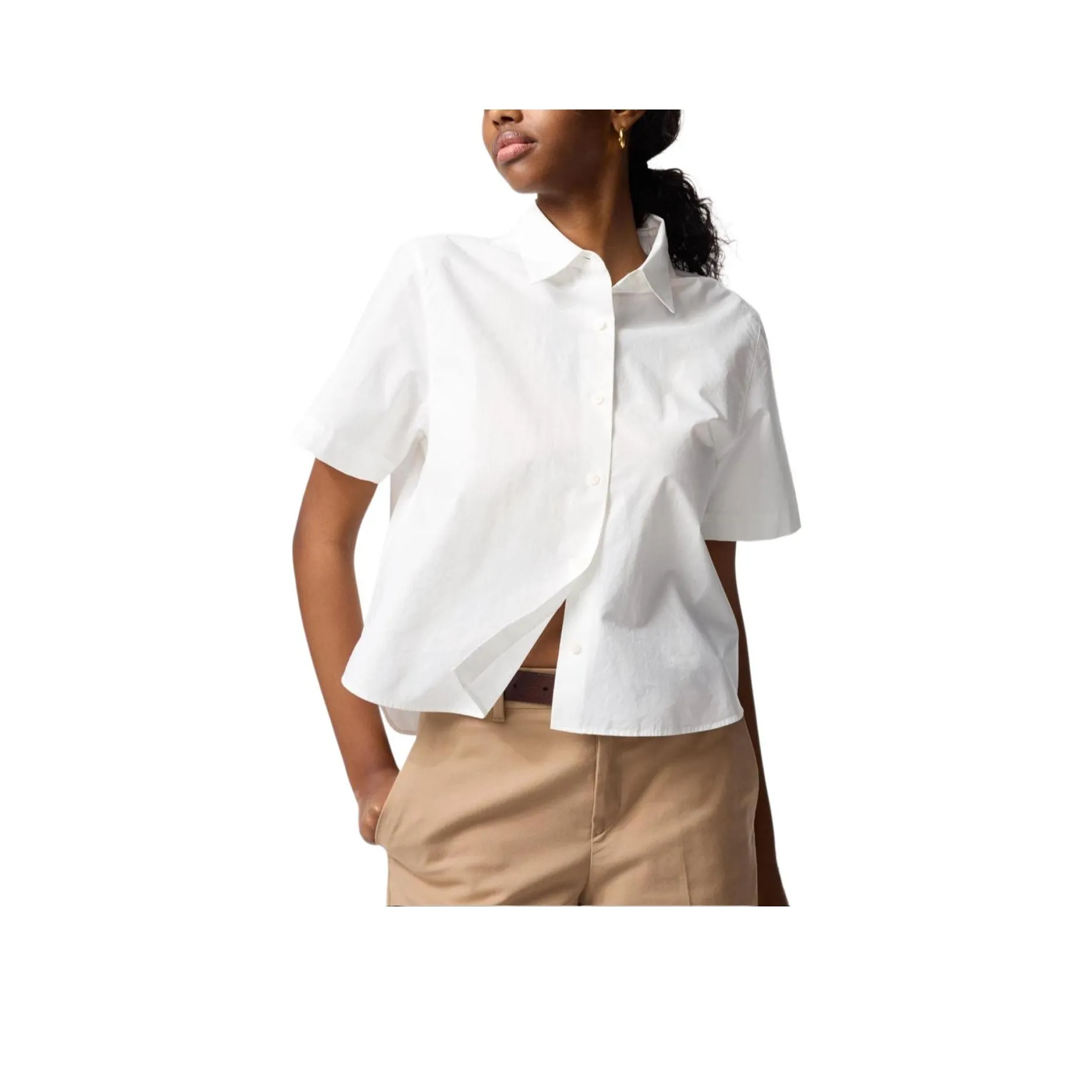 UNIQLO Белые Женские Рубашки