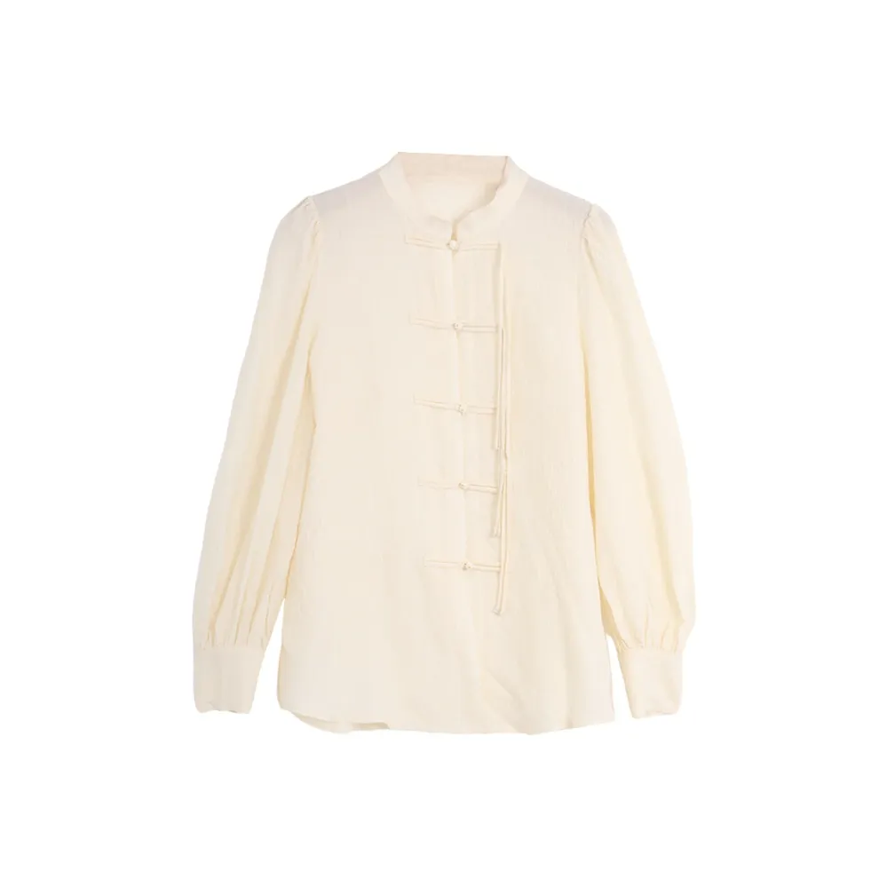 SETIROM Экрю Женские Рубашки