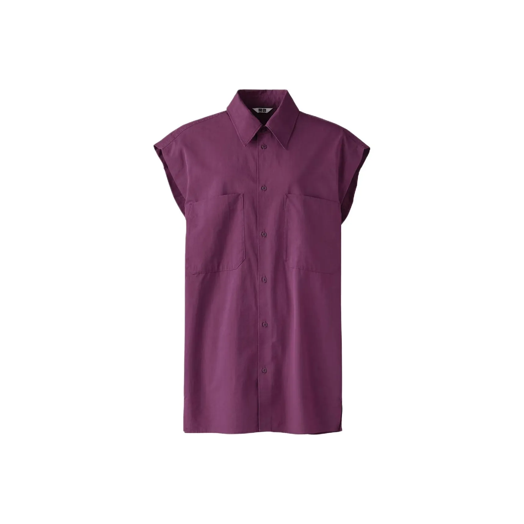 Uniqlo U Collection Фиолетовые Женские Рубашки
