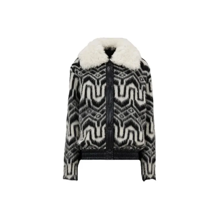 Moncler Down Jacket Women's Black White