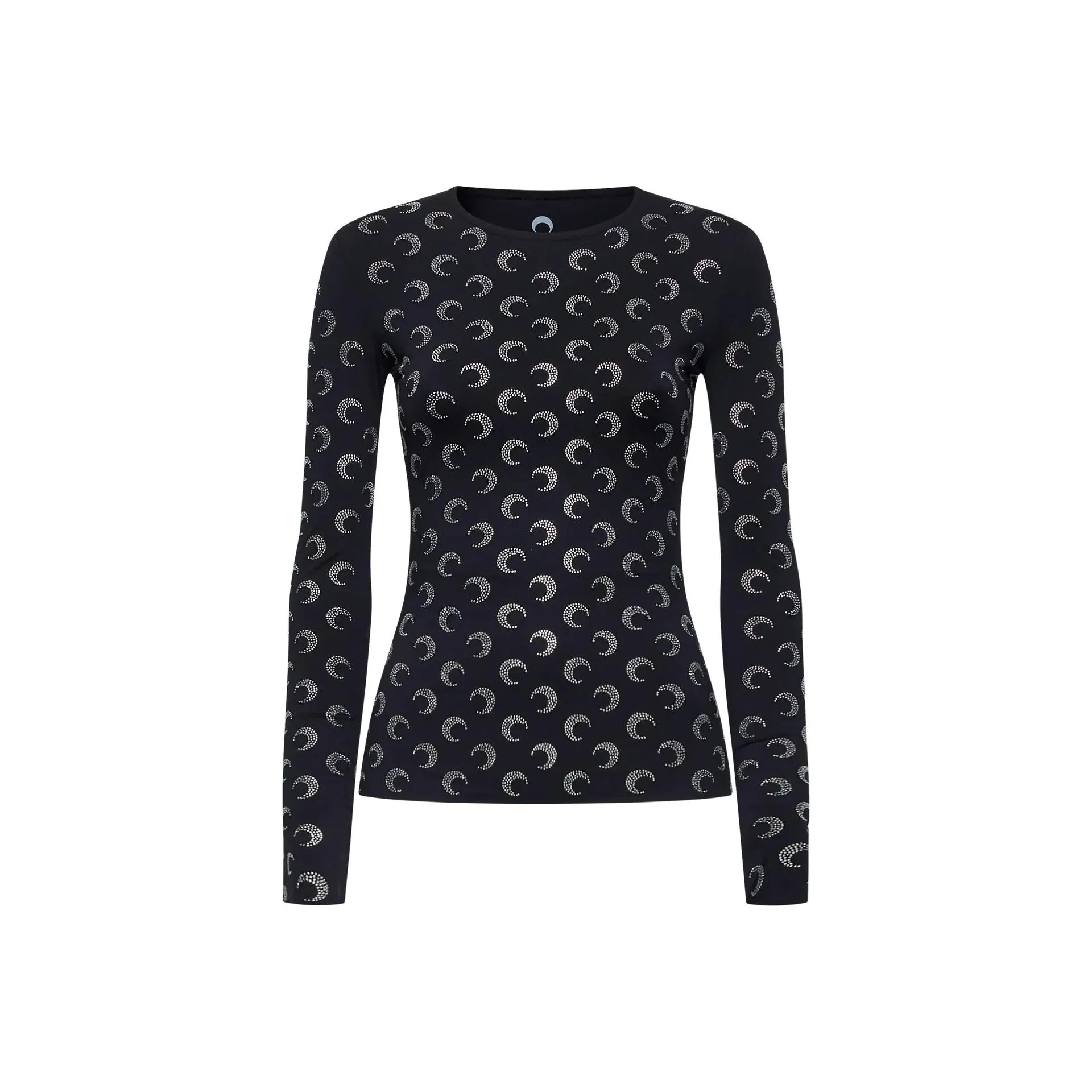 Marine Serre Moon Printed Crewneck T Shirt