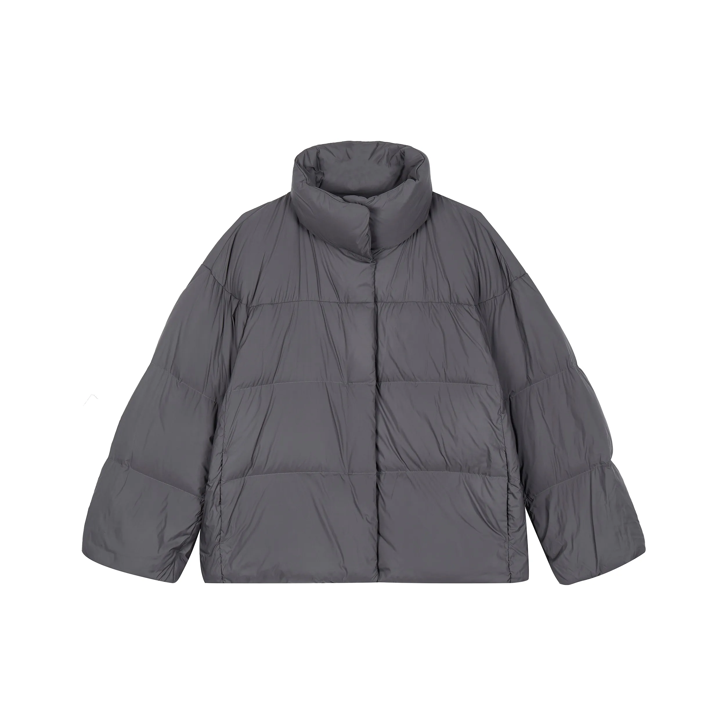 UNIQLO Пуховик Женский Графитовый Серый