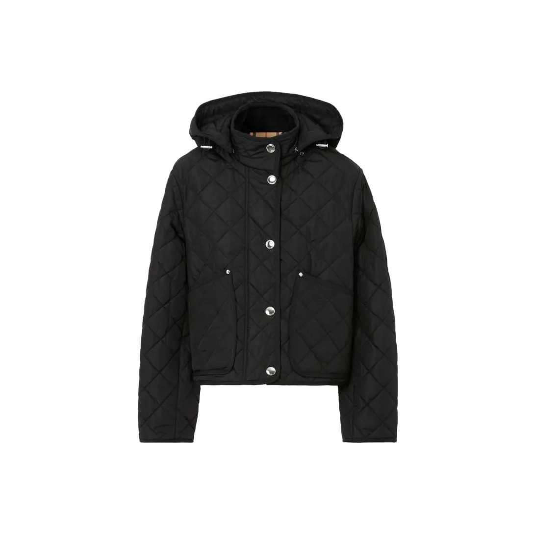 Burberry Detachable hood Diamond quilted Jacket