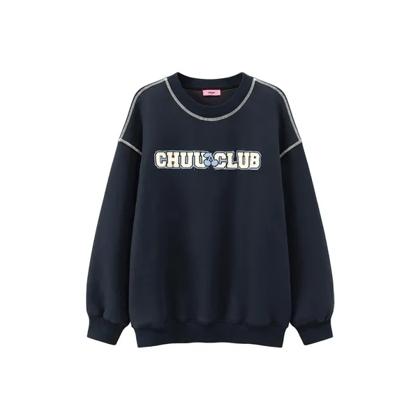 CHUU Толстовка Женская Темно-Синяя