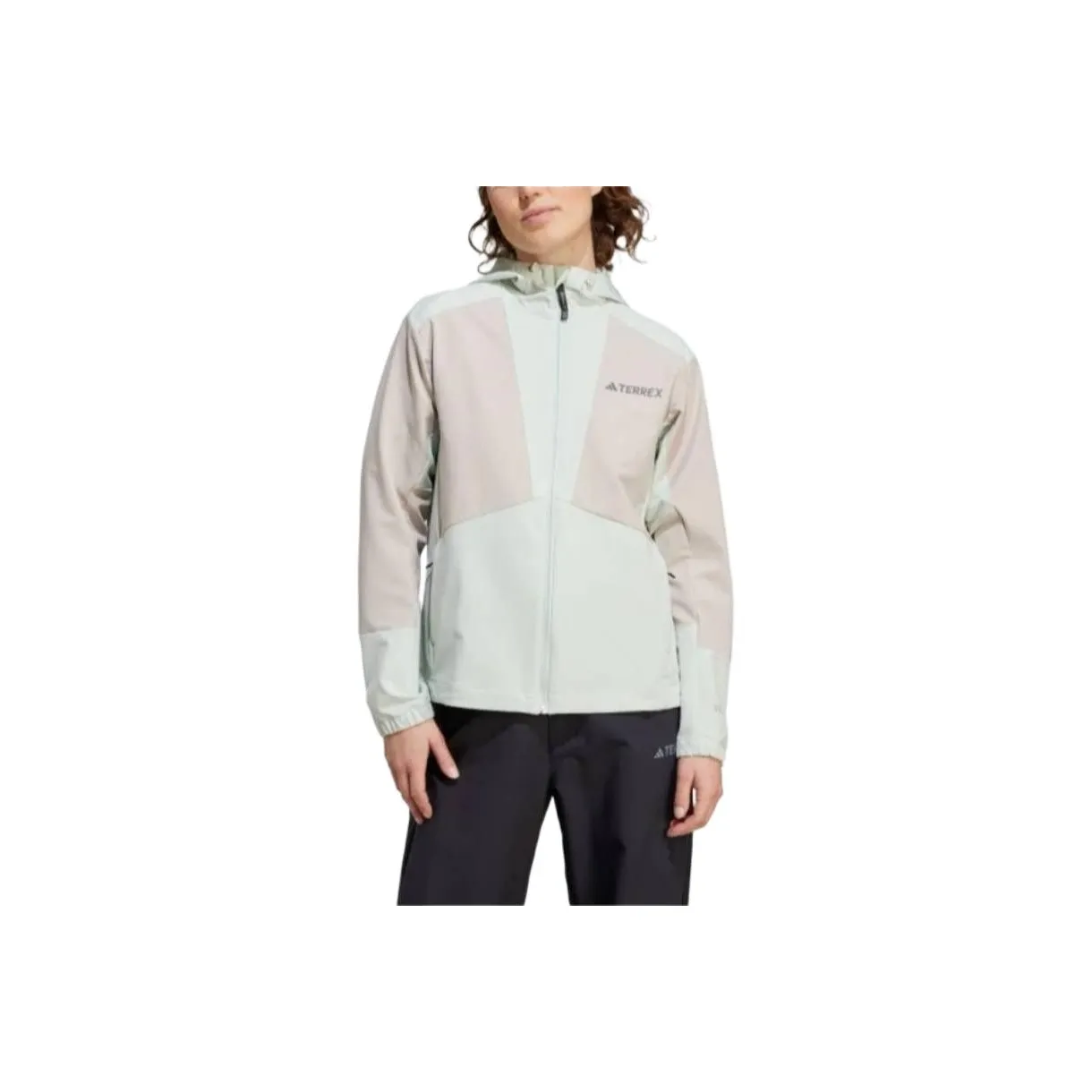Adidas FW24 Jackets Coats Women's Linen Green/Light Umber