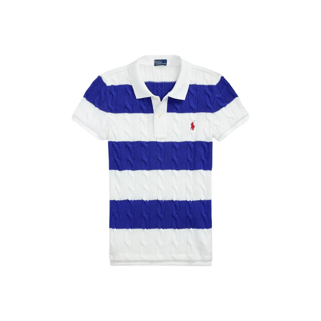 Polo Ralph Lauren Slim Fit Cable Knit Polo Shirt
