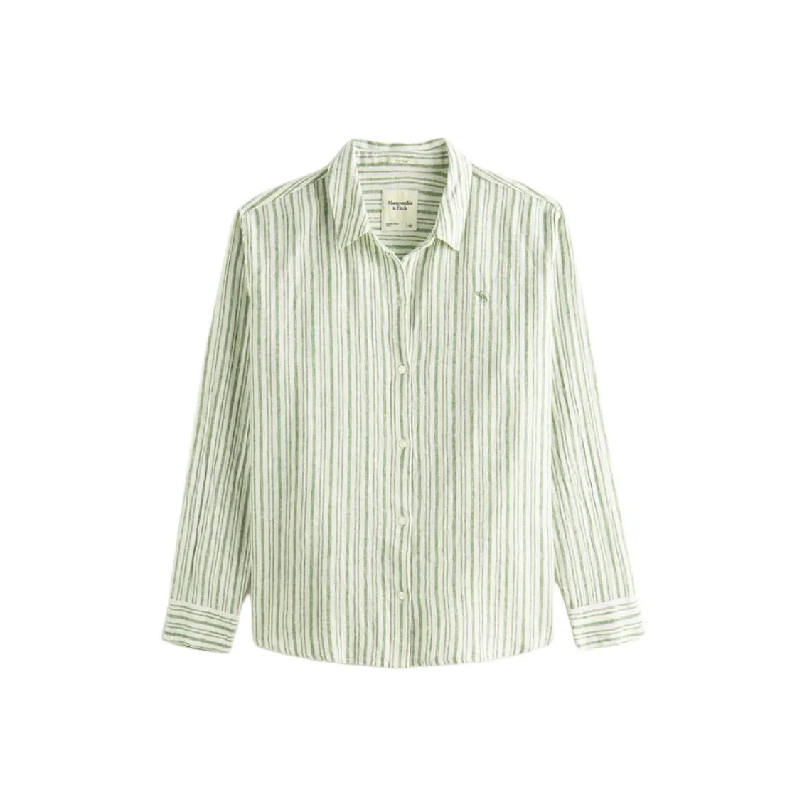 Abercrombie＆Fitch Рубашка Женская Зеленая