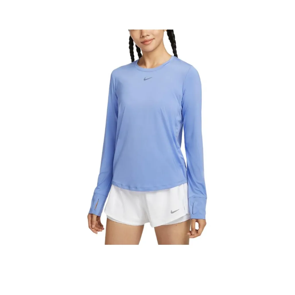 Nike Dri Fit One Standard T-Shirt Женская Blue