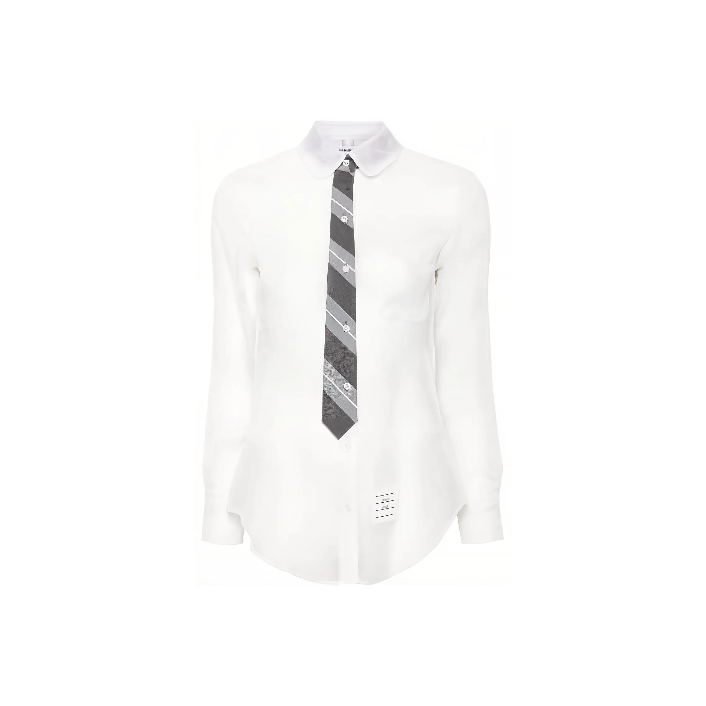 THOM BROWNE Organza Silk Shirt