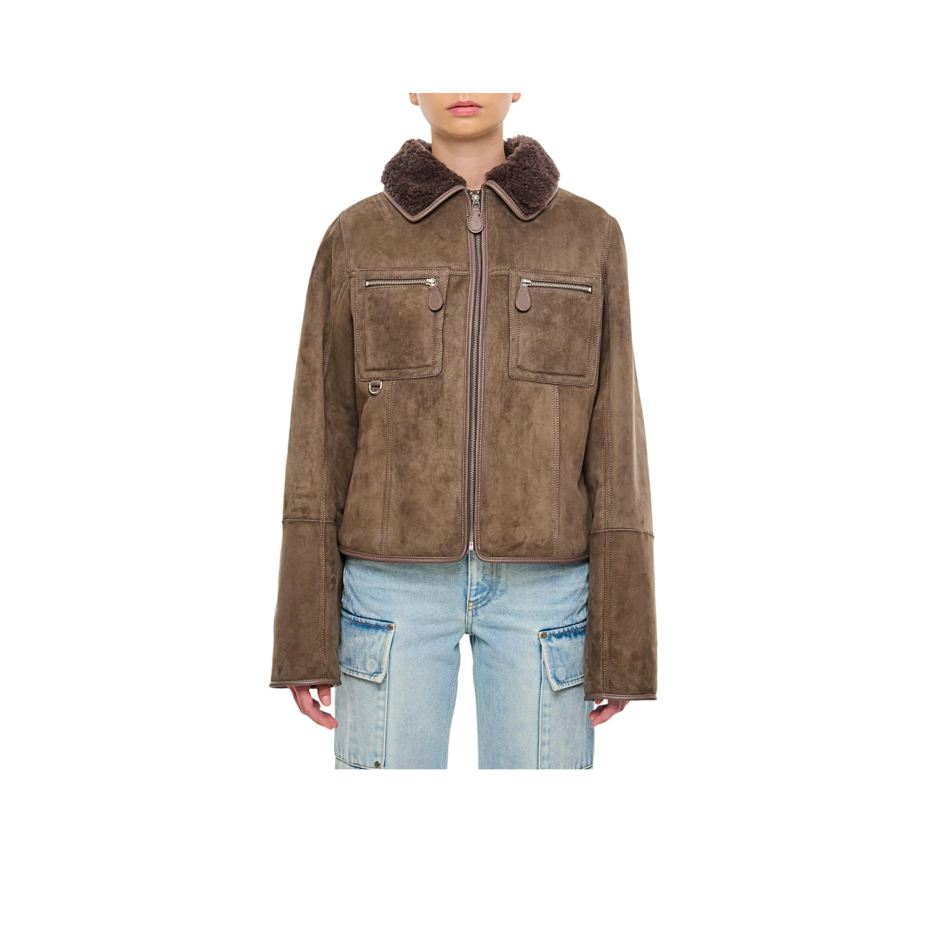 Saks Potts Jackets Women's Brown