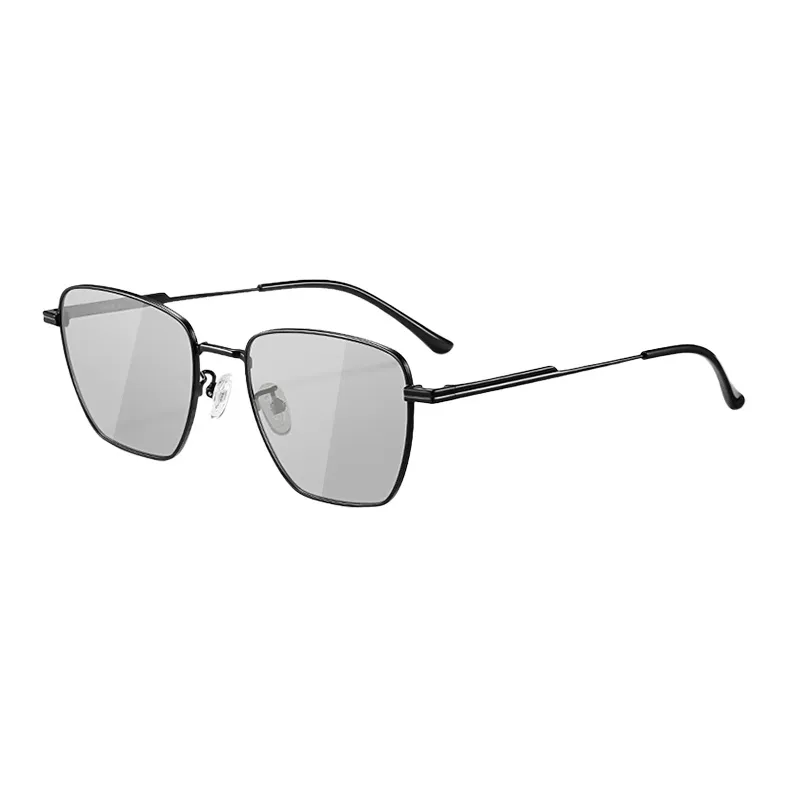BERTHA Titanium Square Sunglasses Unisex