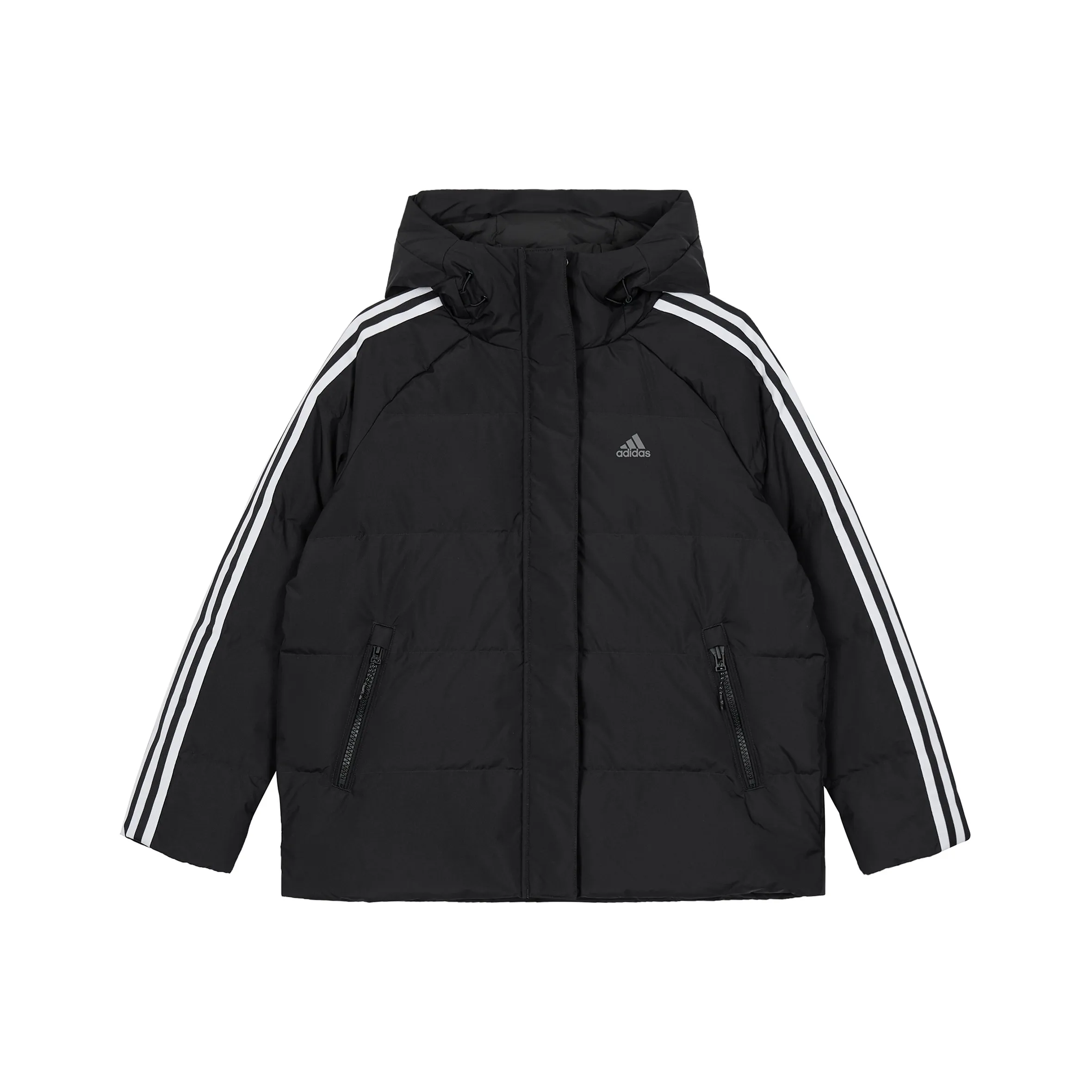 Adidas 3 Stripes Down Jacket Women's Black