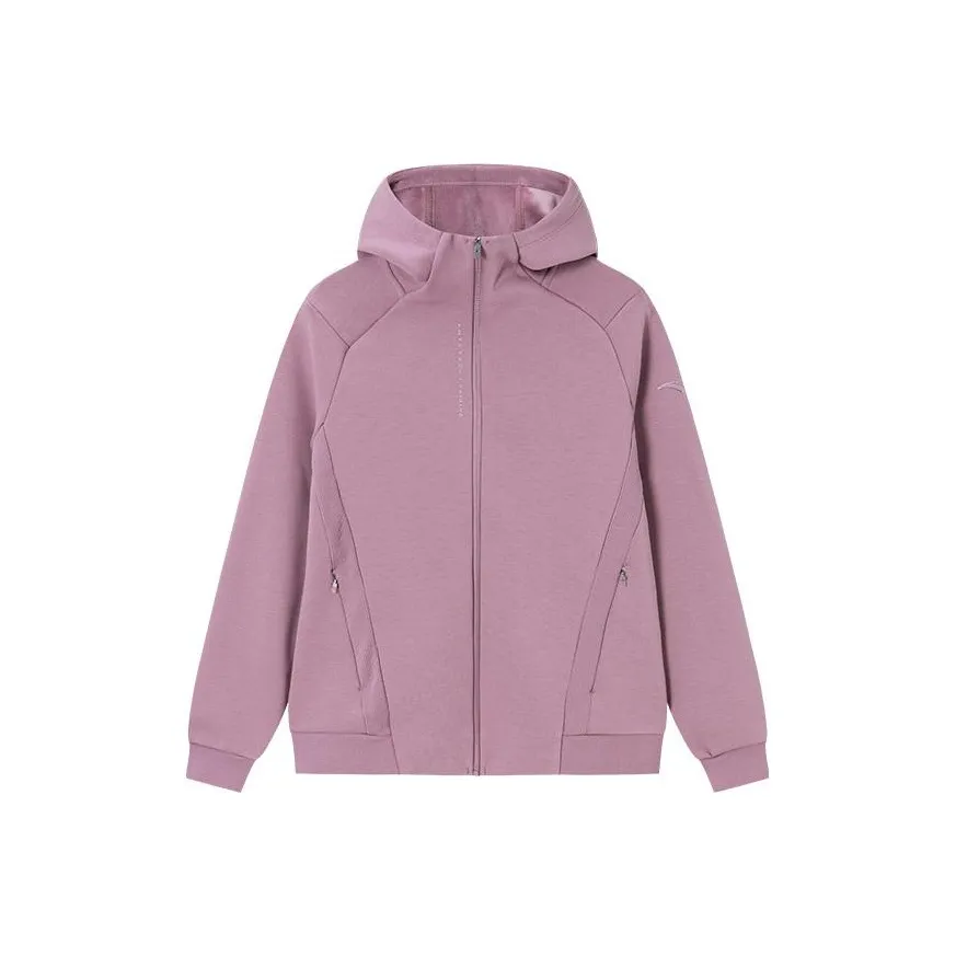 Anta ZONGXUNXILIE Цветочно-розовый Женские Куртки