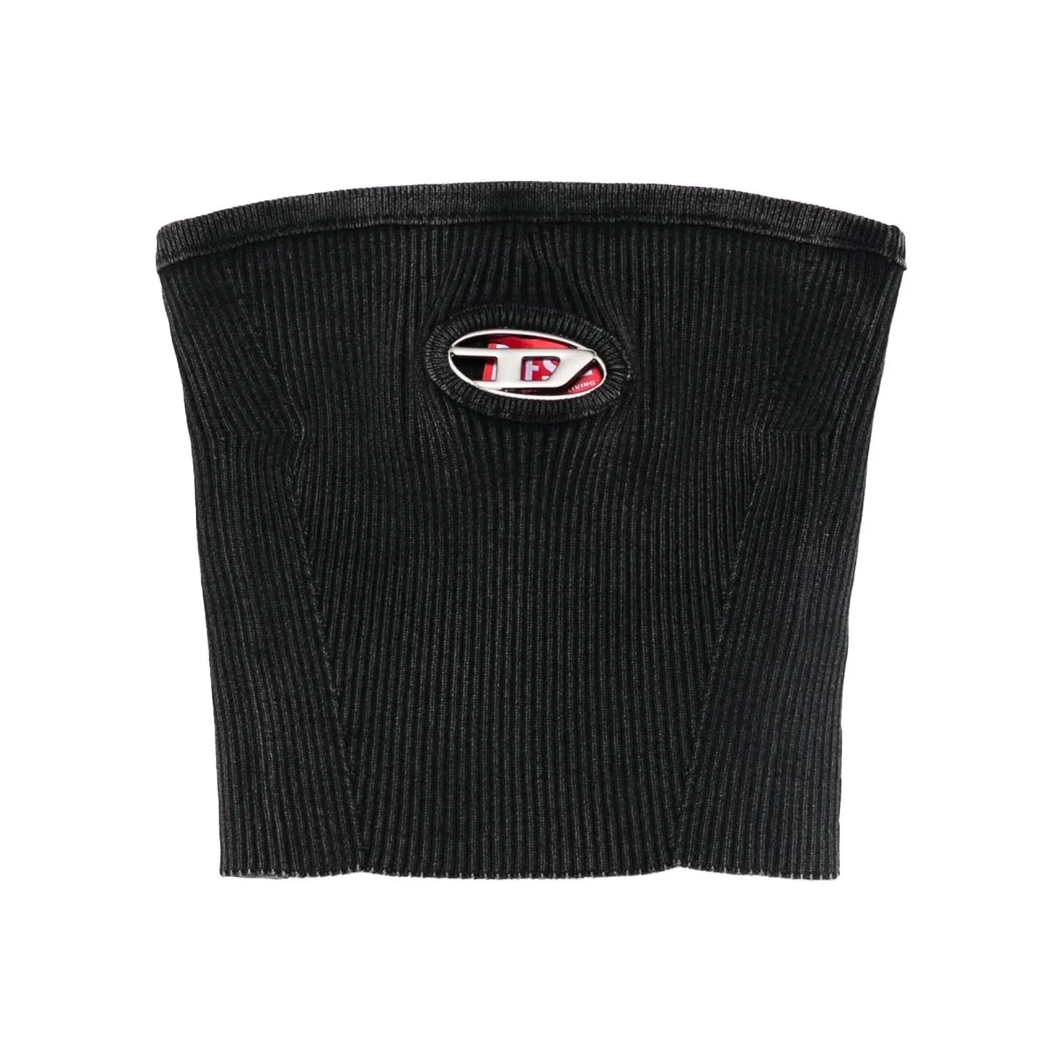 DIESEL Без бретелей Топ Женский Черный