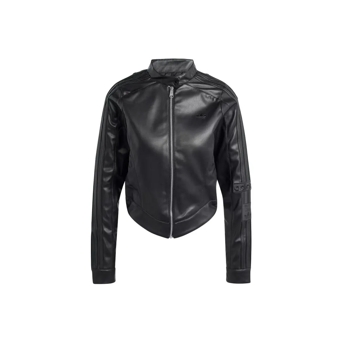 Adidas Originals ADIBREAK Premium Pleather Track Top Jackets Coats Women's Black
