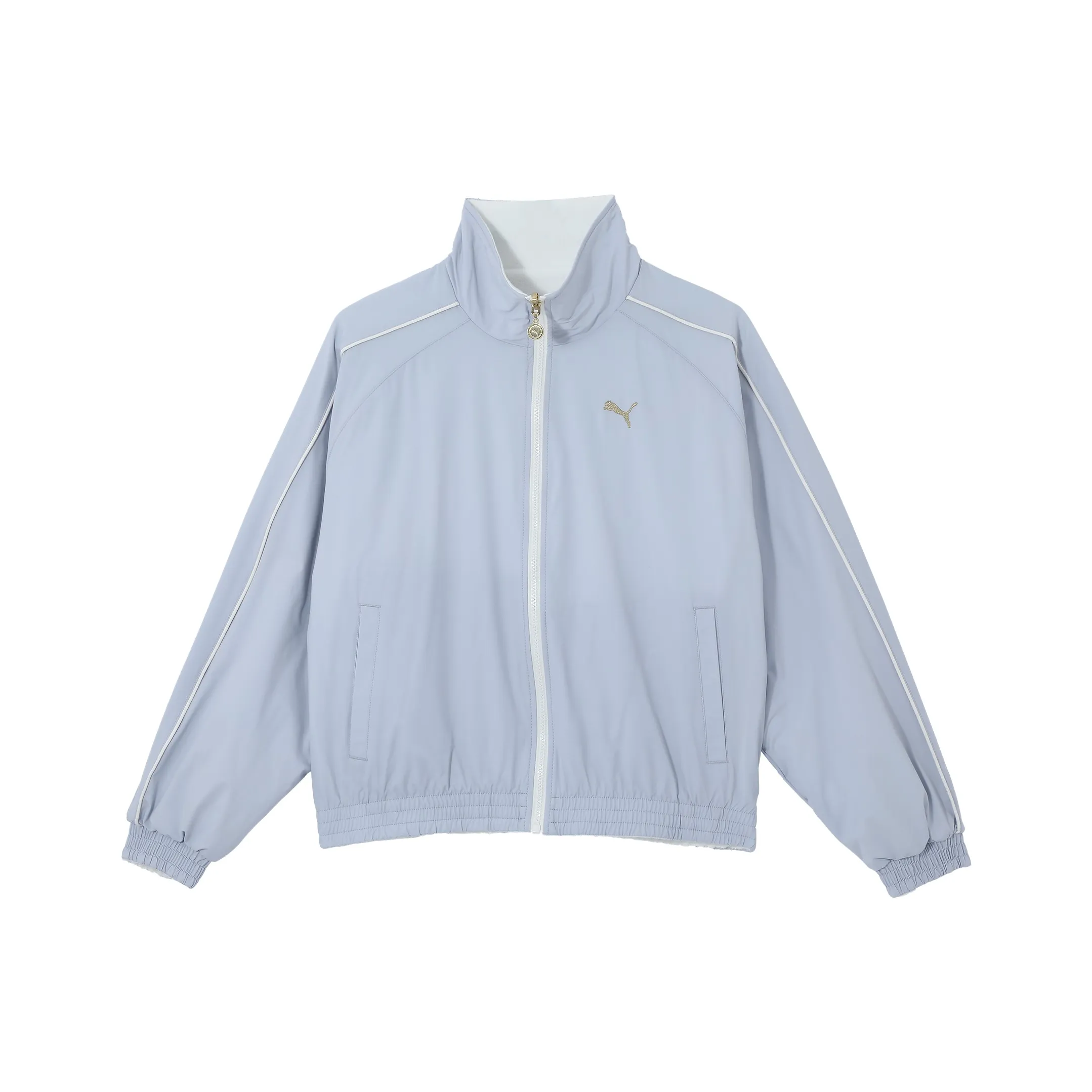 PUMA Ткани вязаные FW24 Куртки Пальто Женские Небесно-голубой