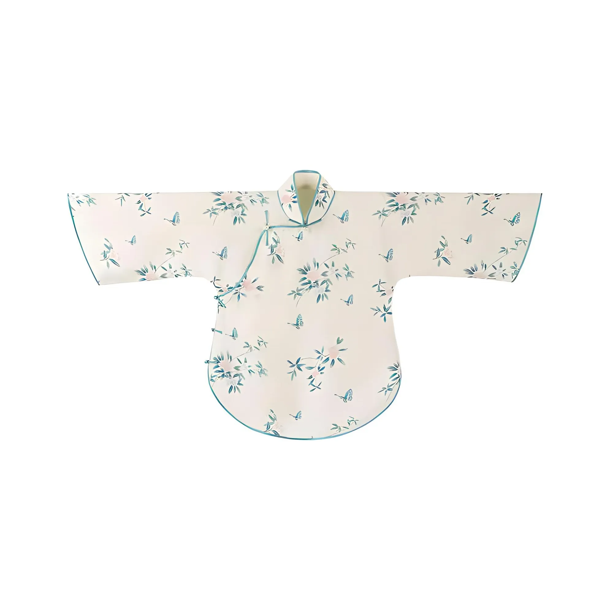 YICHENGFENGXU Женская рубашка бежевого цвета с принтом oversized рукав топ