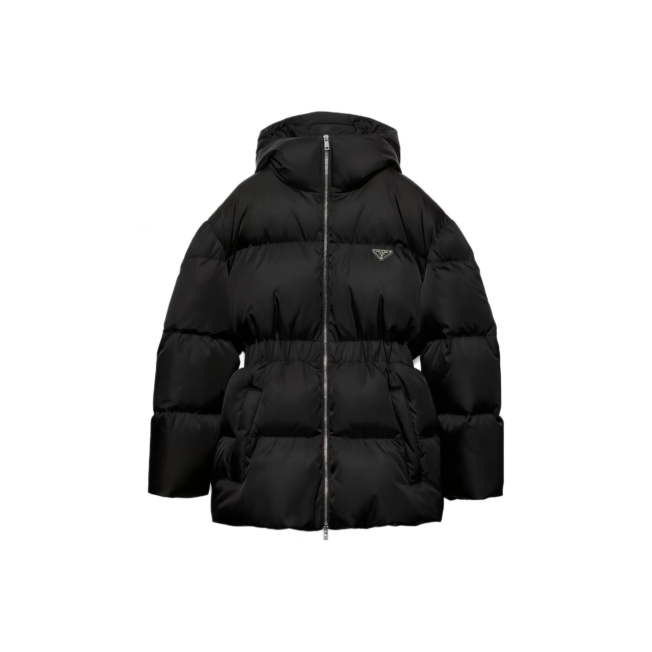 PRADA Zipped Hooded Down Jacket
