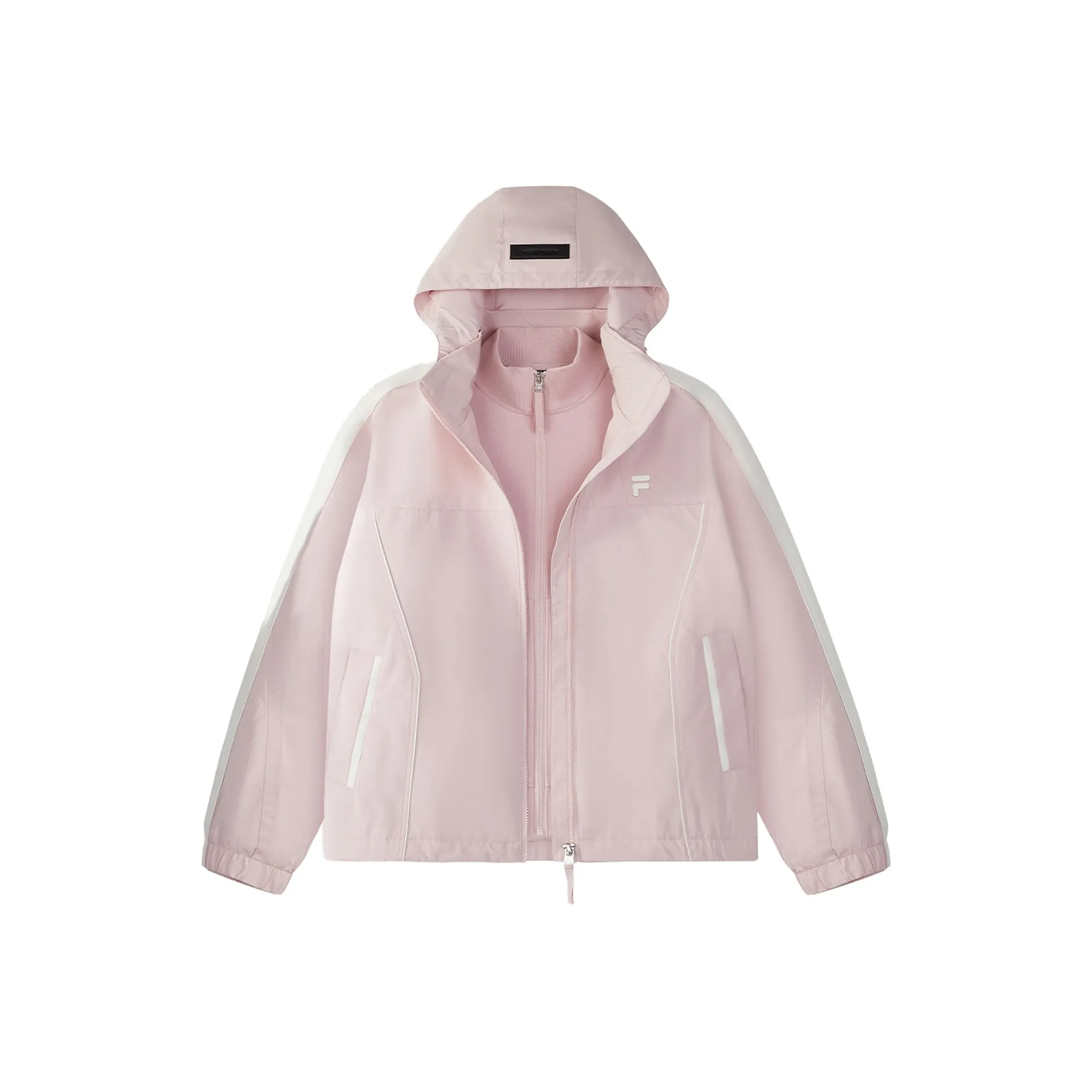 FILA FUSION Jacket Women's Two-Piece Set Red Pink
