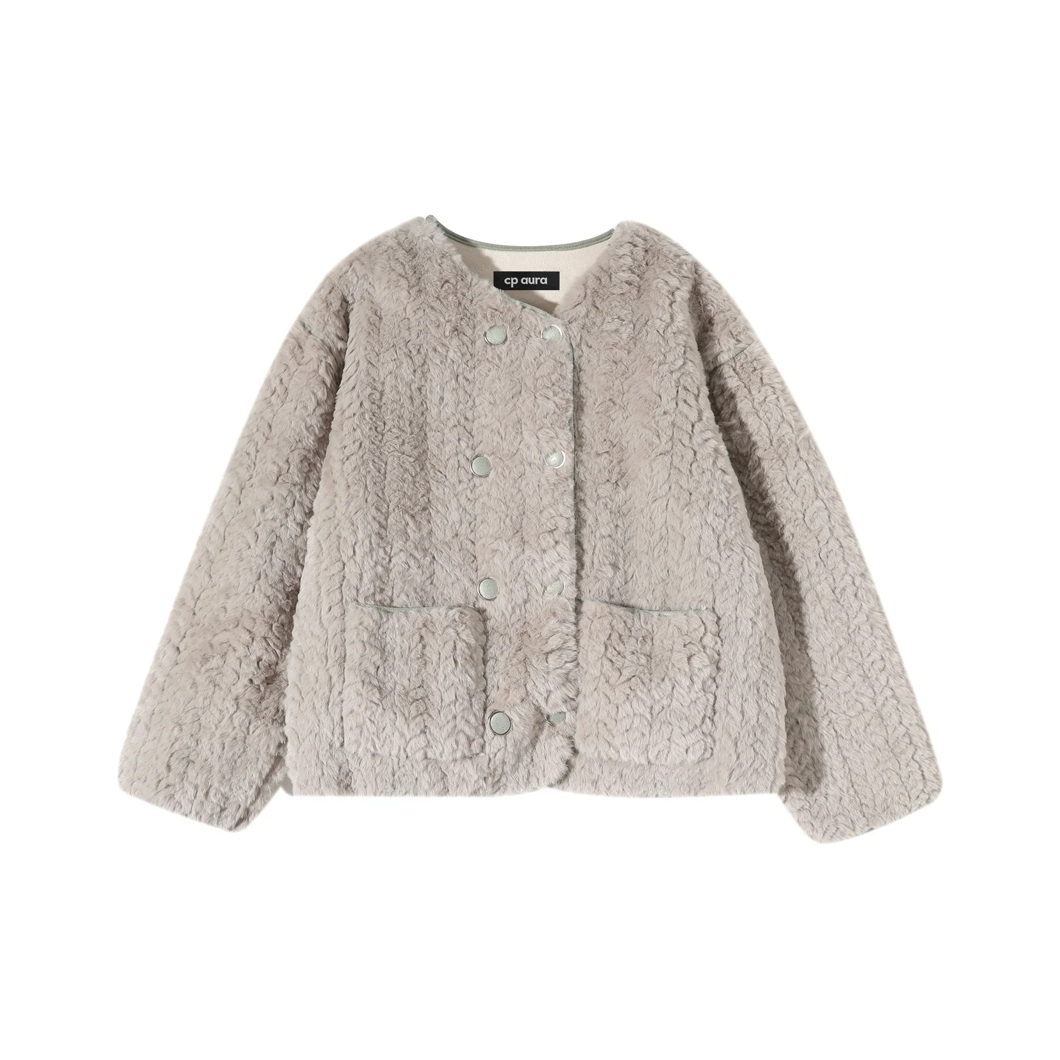 CPAURA Куртка Женская Серая Зеленая