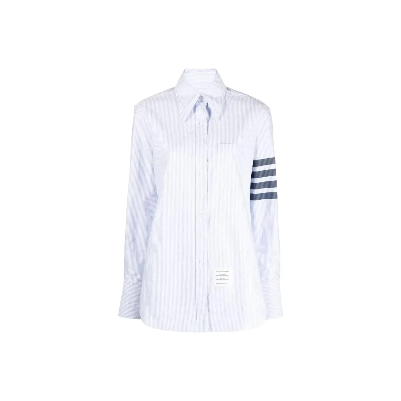 THOM BROWNE Stripe Oxford 4 Bar Oversized Shirt