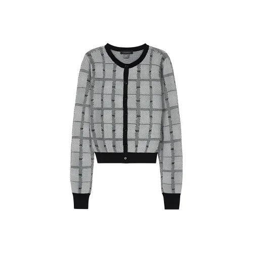 CLUB MONACO Черный/Белый Женские Трикотаж