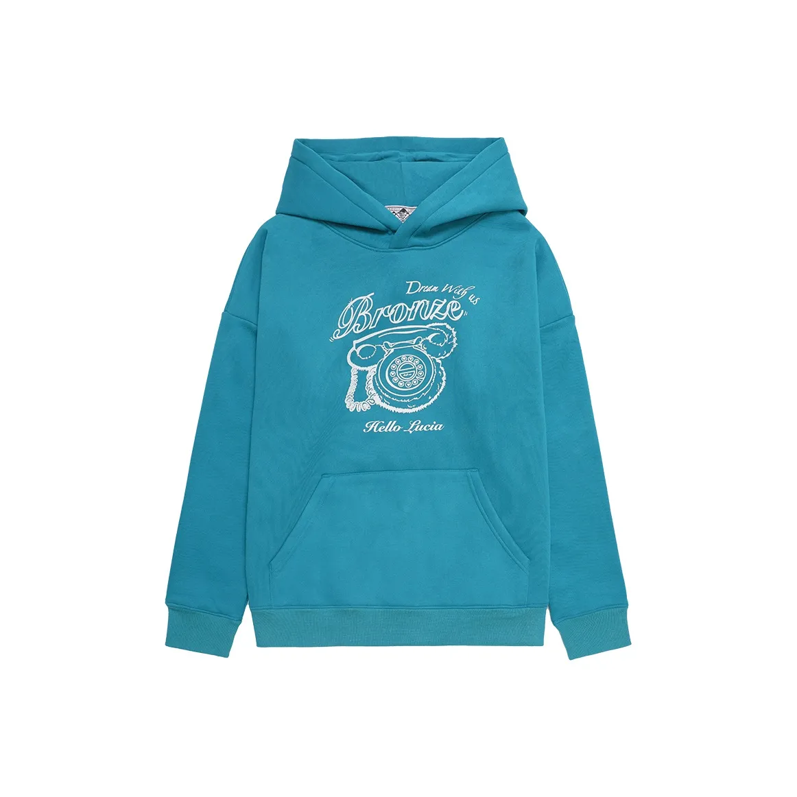 Bronze Lucia Толстовка Унисекс Павлин Синий