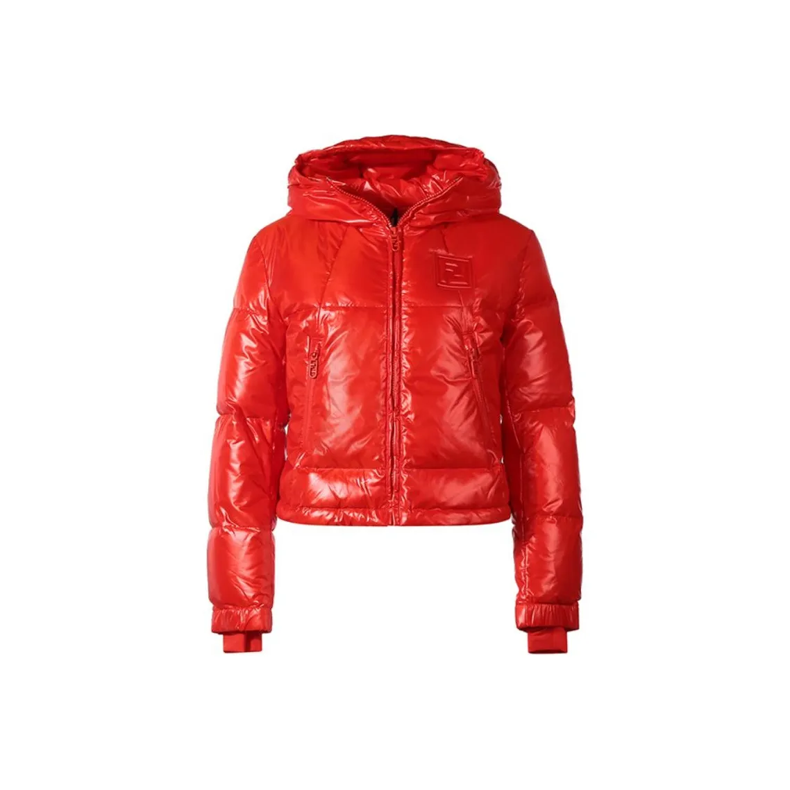 FENDI FW22 Down Jacket Women's Orange Red