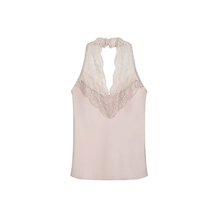 ABBY GODDESS Топ на бретелях Женский Хаки